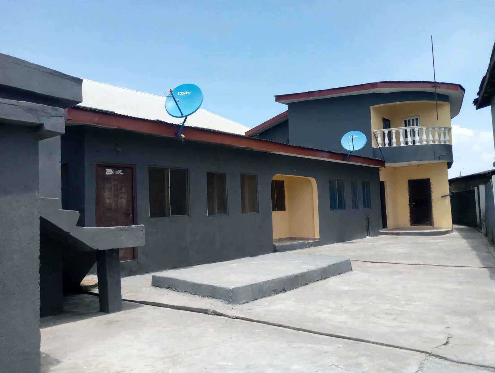 A Storey Building and Bungalow Wing consisting of 9 Apartments, Iba New Site, Ojo-Lagos